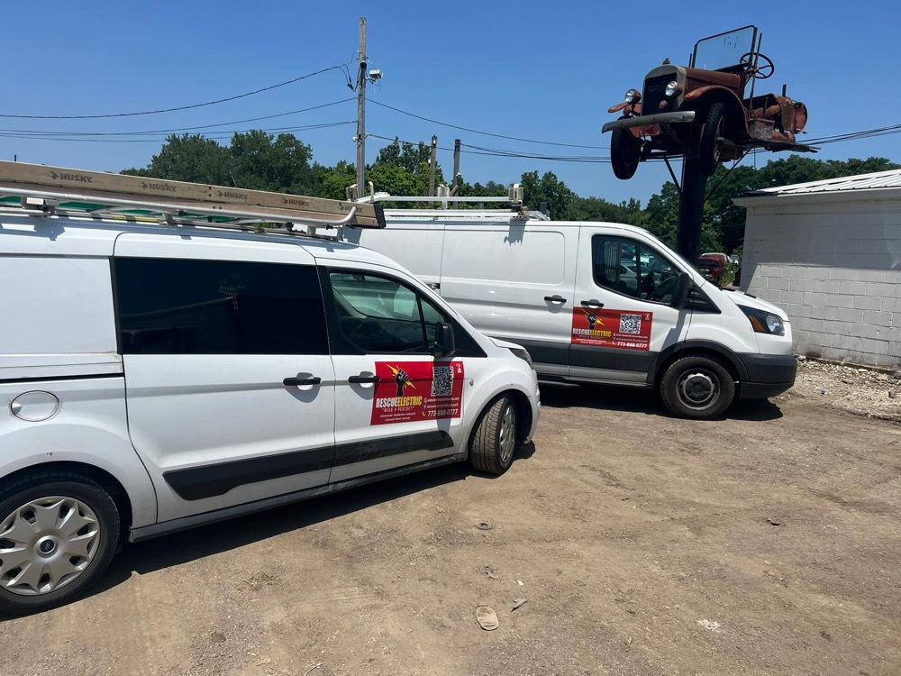 Rescue Electric service van fleet